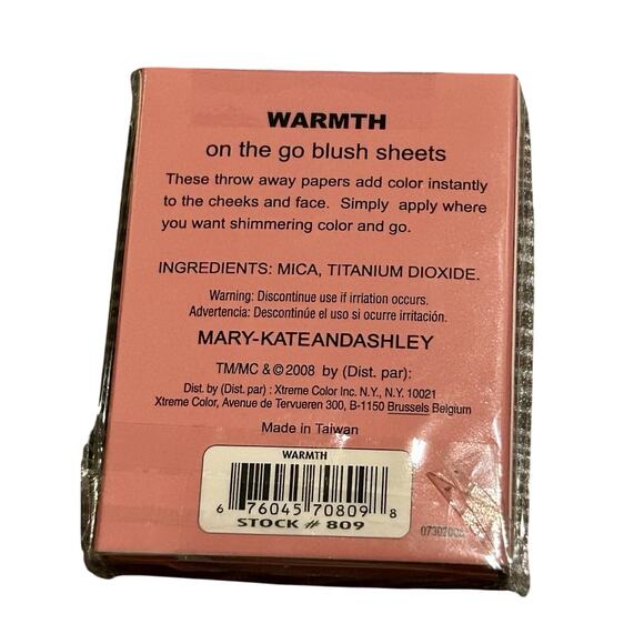 Mary-Kate and Ashley 🎀Paper Me Pretty On The Go Makeup 50 Blush Sheets-WARMTH - Picture 2 of 3